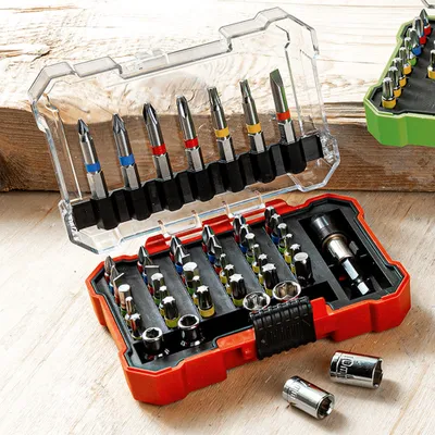 Produktbild von Kraft Werkzeuge Stecknuss- und Bit-Set - 50tlg.