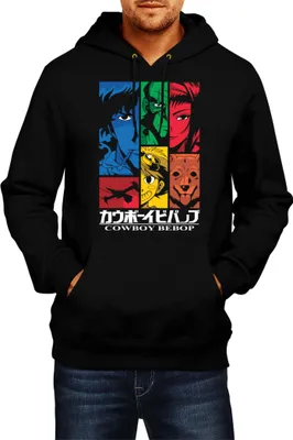 Obrázok produktu pre Pánska Mikina S Kapucňou Japan Manga Anime Comics Animation Cowboy animation Bebop 10, Man 2XL / čierna
