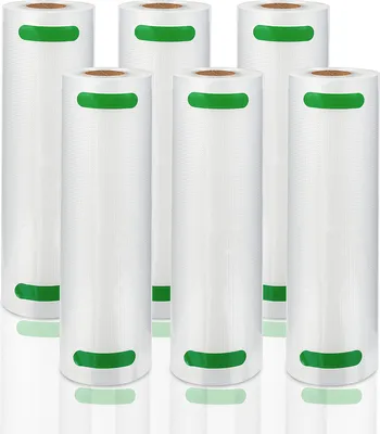 Produktbild von Jopassy 2x-8x Vakuumrollen Vakuumbeutel 20 x 600 cm Vakuumfolie Vakuumierfolie Vakuumier + Beutel- 6x Vakuumrollen