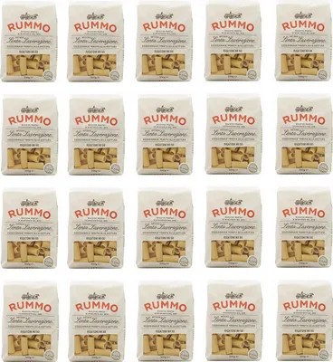 Produktbild von 20x Rummo Rigatoni N°50 Pasta Lenta Lavorazione Teigwaren aus Hartweizengrieß Bronze-Zeichnung 500g