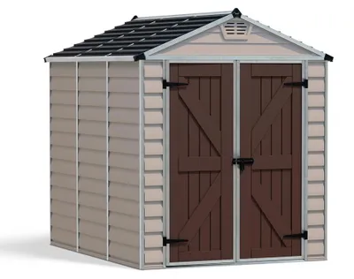 Produktbild von Palram - Canopia Kunststoff Gerätehaus Skylight 68 Braun 229x185x217 cm