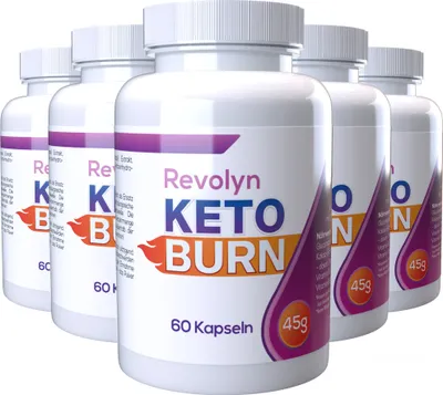 Produktbild von Revolyn Keto Burn - 300 Kapseln (5 x 60 Kapseln) - 5er Pack