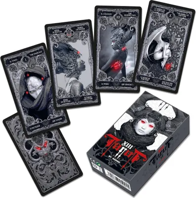 Produktbild von Fournier Tarotkarten Nekro XIII - Gothic Tarotspiel für Erwachsene