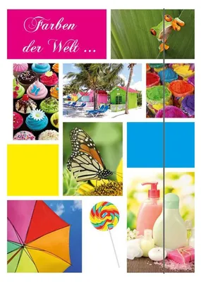 Produktbild von RNK Verlag Zeichnungsmappe/Sammelmappe "Farben der Welt", A3