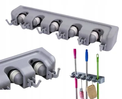 Produktbild von Reihen-Werkzeughalterung mit 6 Haken für die Wand
