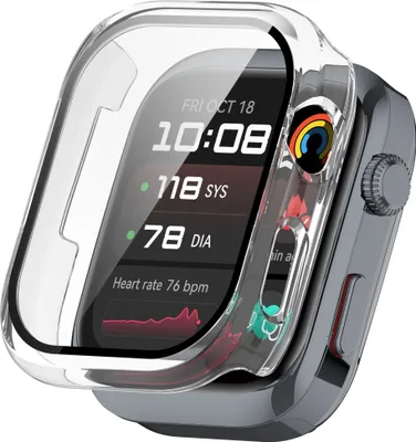 Produktbild von INF Schutzhülle für Huawei Watch D2 mit Displayschutzfolie, 2-in-1 Panzerglas Gehäuse Transparent