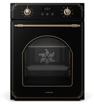 Obrázek produktu pro Klarstein Elizabeth Slim vestavná trouba - 45 cm, 49 l, 9 funkcí, čištění párou, odnímatelné skleněné dveře, energetická třída A, černé sklo, digitální časovač, vestavná trouba