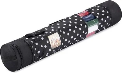 Immagine prodotto di Organizer per confezioni regalo, bianco e nero, porta-carta e biglietti, borsa a rotolo per regali