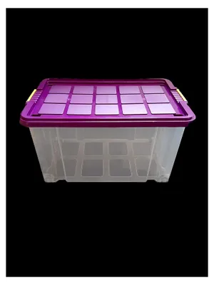 Produktbild von Eurobox Stapelbox mit Deckel in verschiedenen Farben 60x40x30cm