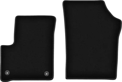 Image de Wielganizator Tapis avant de sol velours sur-mesure pour Seat e-Mii (2019-, hatchback) noir, jeu 2 pièces, fixations