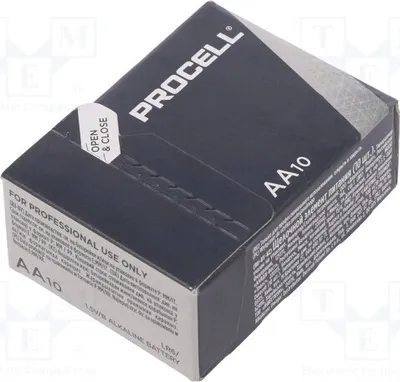 Productafbeelding van 1x Batterij: alkalisch. Aantal batterijen: 10. Oplaadbaar: nee. LR6 INDUSTRIEEL. Batterijen AA, 1,5V