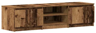 Zdjęcie produktu dla vidaXL Szafka pod telewizor Wygląd starego drewna 140 x 40 x 36 cm Materiał drewniany