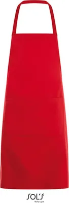Immagine prodotto di SOLs 01744 | Grembiule Gramercy - 80 x 63 cm - Colore: Rosso - Dimensioni: 80 x 63 cm