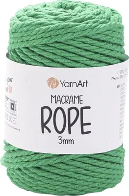 Produktbild von Yarn Art Macrame Rope 3 mm 63 m 759 Dark Green Schnur