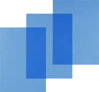 Image de pavo Couverture DIN A4 PVC bleu transparent 0,20 mm 100 pièces
