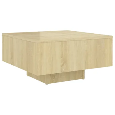 Immagine prodotto di Tavolino Salotto Rovere Sonoma 60x60x31,5 cm Legno Multistrato