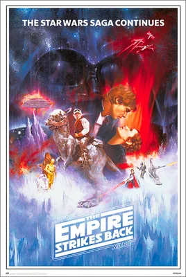 Immagine prodotto di Poster Star Wars L'impero colpisce ancora Stile A 61 x 91,5 cm