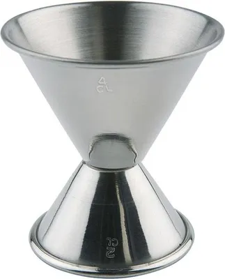 Produktbild von APS 93116 Barmaß, Edelstahl, Volumen 20 / 40 ml, Ø 5 / 6 cm, Höhe 6 cm
