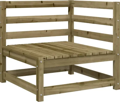 Produktbild von vidaXL Garten-Ecksofa 70x70x67 cm Kiefernholz Imprägniert
