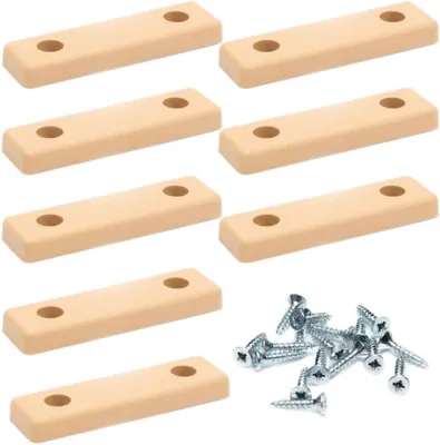 Produktbild von 8 Stück Möbelpads/Bodenabstandshalter/Möbelfüsse zum Anschrauben in Beige
