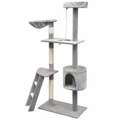 Produktbild von vidaXL Katzen-Kratzbaum 150 cm Grau