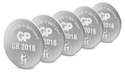Image de GP 0602016C5 Gp Lith.Knopfzellen CR2016 5er