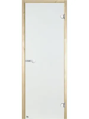 Produktbild von Saunatür Harvia Frame – Espe / Klar Glas / 70 x 190