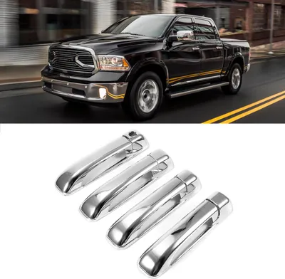 Obrázek produktu pro Obložení krytu kliky dveří automobilu, náhradní, vhodné pro Dodge Ram 1500 2009-2015