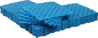 Produktbild von 20 Stück Bodenroste 500 x 500 x 25 mm in Blau