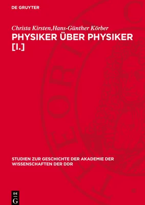 Produktbild von Physiker über Physiker [I.]