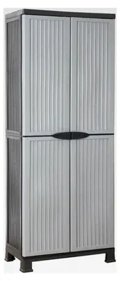 Produktbild von Gartenaufbewahrungsschrank, Werkzeugschrank, Kunststoff, 68 x 39 x 171,5 cm