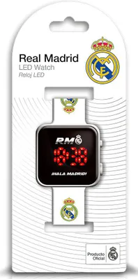 Obrázok produktu pre Zegar LED dla Dzieci Real Madrid - Oficjalny Produkt KIDS LICENSING