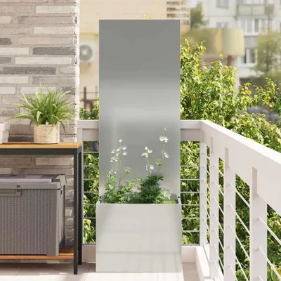 Obrázok produktu pre Maison Exclusive – Záhradná clona strieborná 50 x 32 x 150 cm