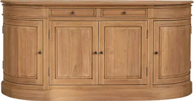 Produktbild von Rundes Buffet Teakholz massiv 180 cm Stilvoll
