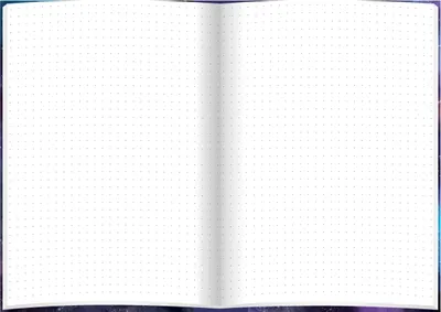 Produktbild von Notizbuch A5 -Skatonaut- dotted 96 Blatt Packung mit 4 Stück