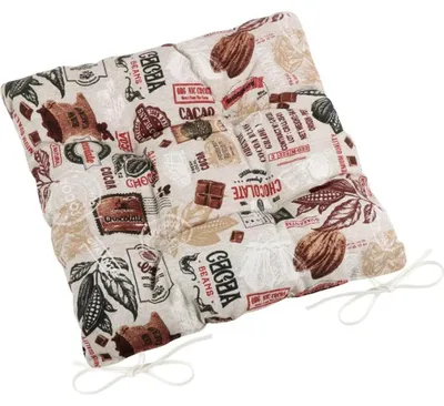 Obrázok produktu pre EMA prešívaný sedák – 40 x 40 cm – béžový, hnedý
