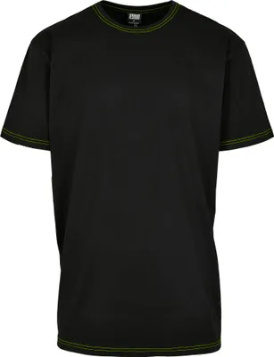 Obrázek produktu pro Pánské tričko Urban Classics Heavy Oversized Contrast Stitch Tee black/electriclime - S