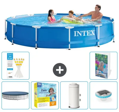 Imagen del producto de Piscina de estructura, modelo Rund - 366x76 cm - 5 piezas, serie S32