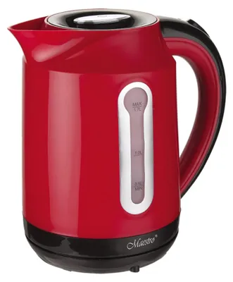 Produktbild von Feel Maestro MR041 weißer elektrischer Wasserkocher 1,7 L 2000 W Schwarz, Weiß