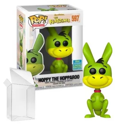 Image de Funko Pop! Animation : Les Pierrafeu - Hoppy le Hopparoo #597, exclusivité de la convention d'été 2019