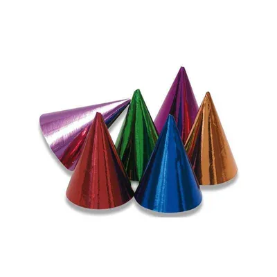 Immagine prodotto di Cappelli di carta colorati per feste Amscan