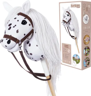 Image de Cheval de bois A3 | Cheval de bois | Hoppihorse Tarant | + set d'accessoires