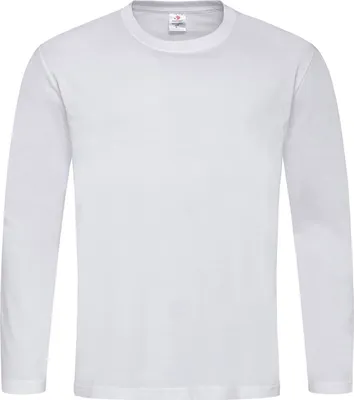 Produktbild von Stedman Herren Classic Langarm T-shirt AB277 (S) (Weiß)