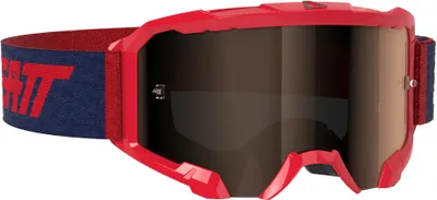 Produktbild von Leatt Motocross Brille Velocity 4.5 Iriz Anti Fog , rot blau