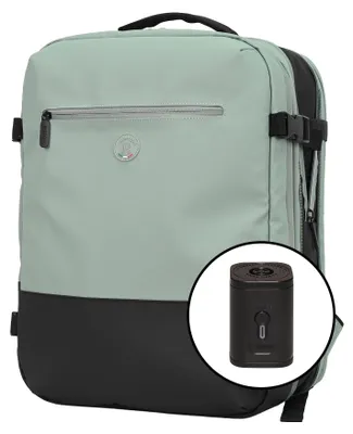 Produktbild von Bertoo Antonio grüner Kompressionsrucksack mit elektrischer Pumpe - 25-39 l
