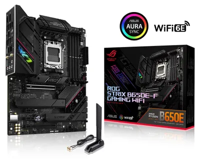 Produktbild von Motherboard - ROG STRIX B650E-F GAMING WIFI - AMD B650 - AM5-Steckplatz - DDR5-SDRAM