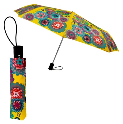 Produktbild von Regenschirm Dahlia – Parapli, mehrfarbig, mit Blume, 97 cm
