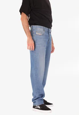 Produktbild von Diesel Herrenjeans, Blau, Jeansstoff, Reißverschluss, Baumwolle, Polyester