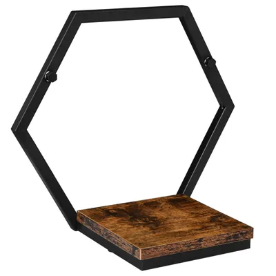 Produktbild von Honung Rustikales Loft schwarzes Metallregal Blumenbeet