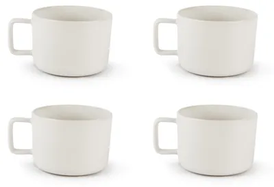 Produktbild von Excelsa set von 4 jumbo tasse Nordic porzellan 40 cl weiß